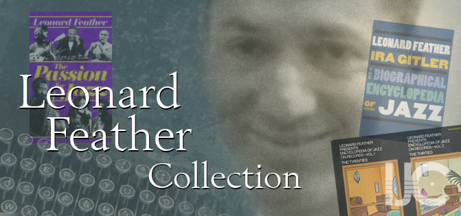 Leonard Feather Collection, IJC - International Jazz Collections
