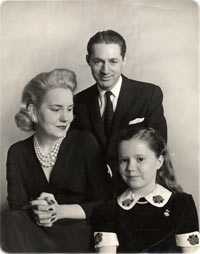 Leonard, Jane and Lorraine Feather